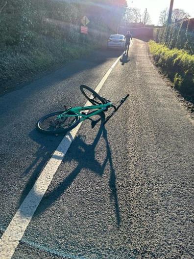 Conor McGregor's shock accident: Video of the wreckage after UFC star was knocked off his bike