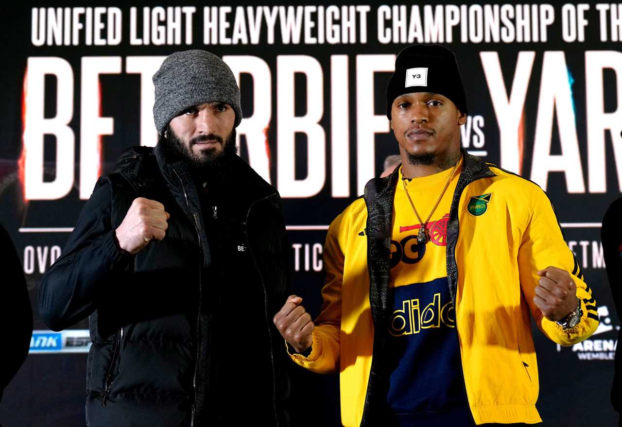 Yarde says that I could have been an Arsenal player, but I took up boxing. Now I'm fighting Beterbiev to win the light-heavyweight title.