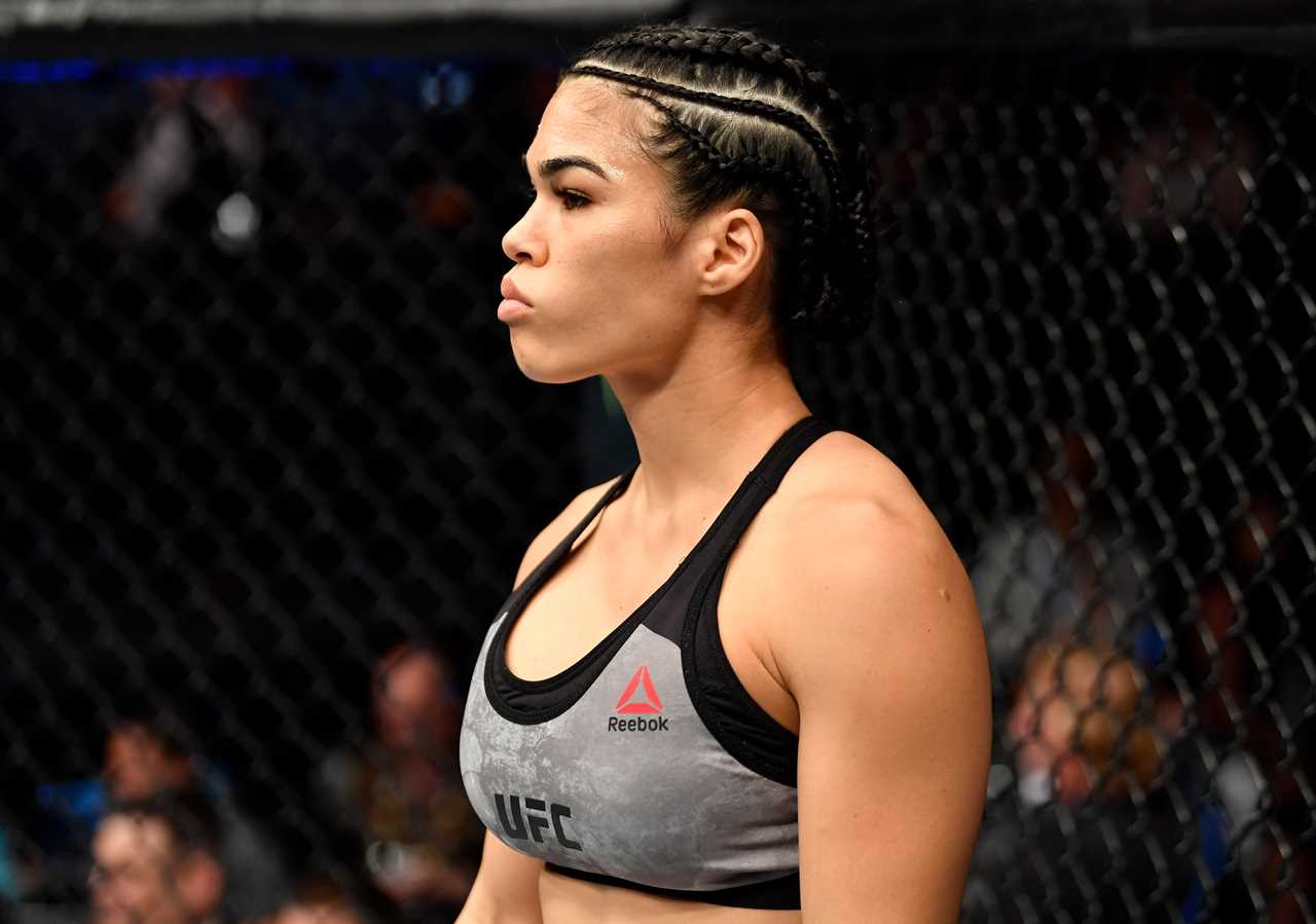 Busty OnlyFans, ex-UFC star Rachael Osovich sends fans wild with Paige VanZant rival stuns wearing barely-there onepiece