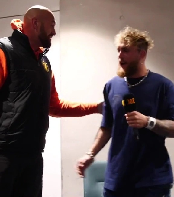 As a video of Tyson Fury hugging Jake Paul surfaced, fans question his loyalty to Tommy Fury.