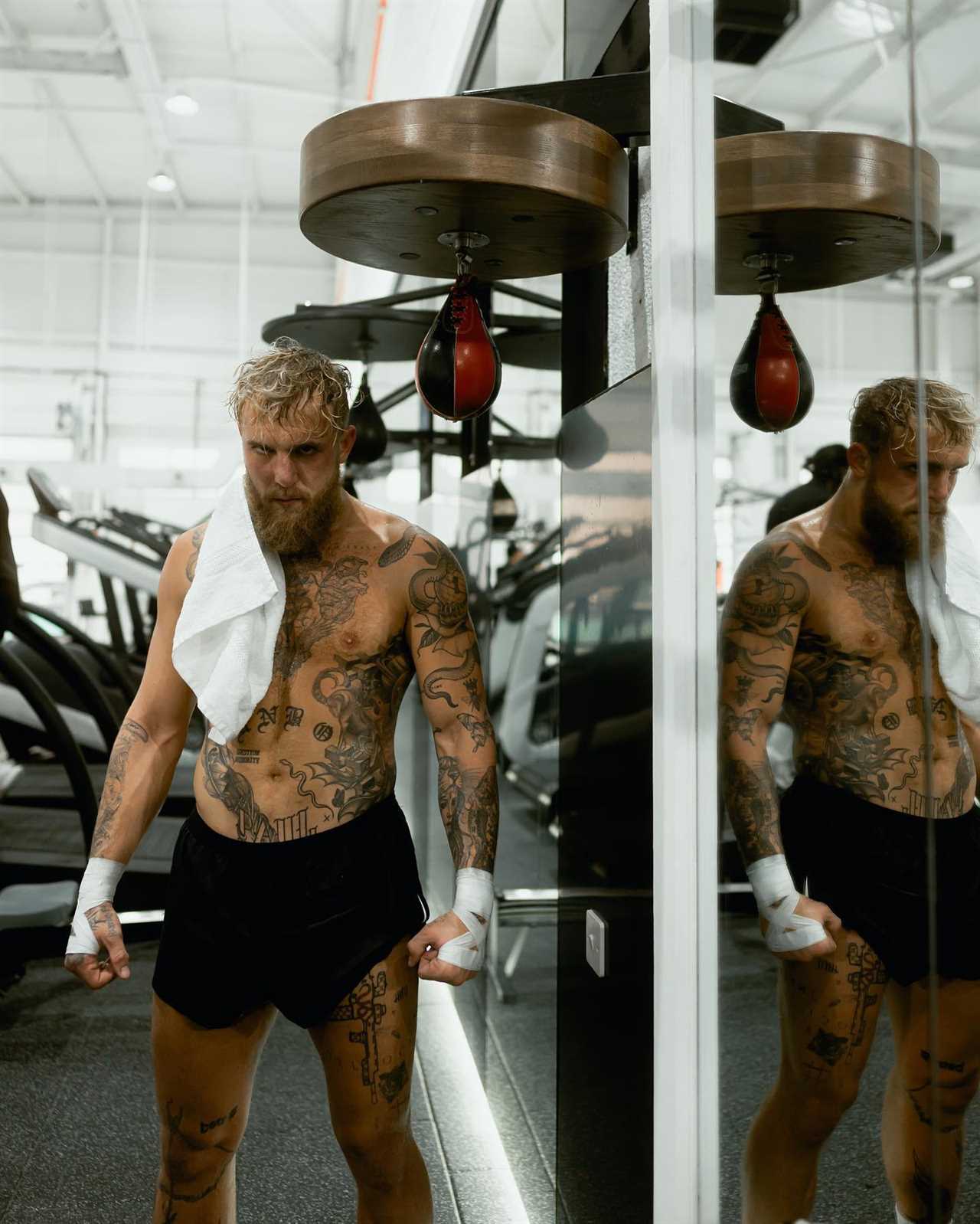 Jake Paul releases training photos ahead of the fight and lists TWELVE reasons why he will defeat Tommy Fury