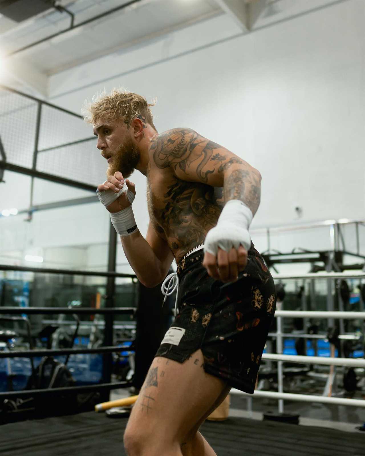 Jake Paul releases training photos ahead of the fight and lists TWELVE reasons why he will defeat Tommy Fury