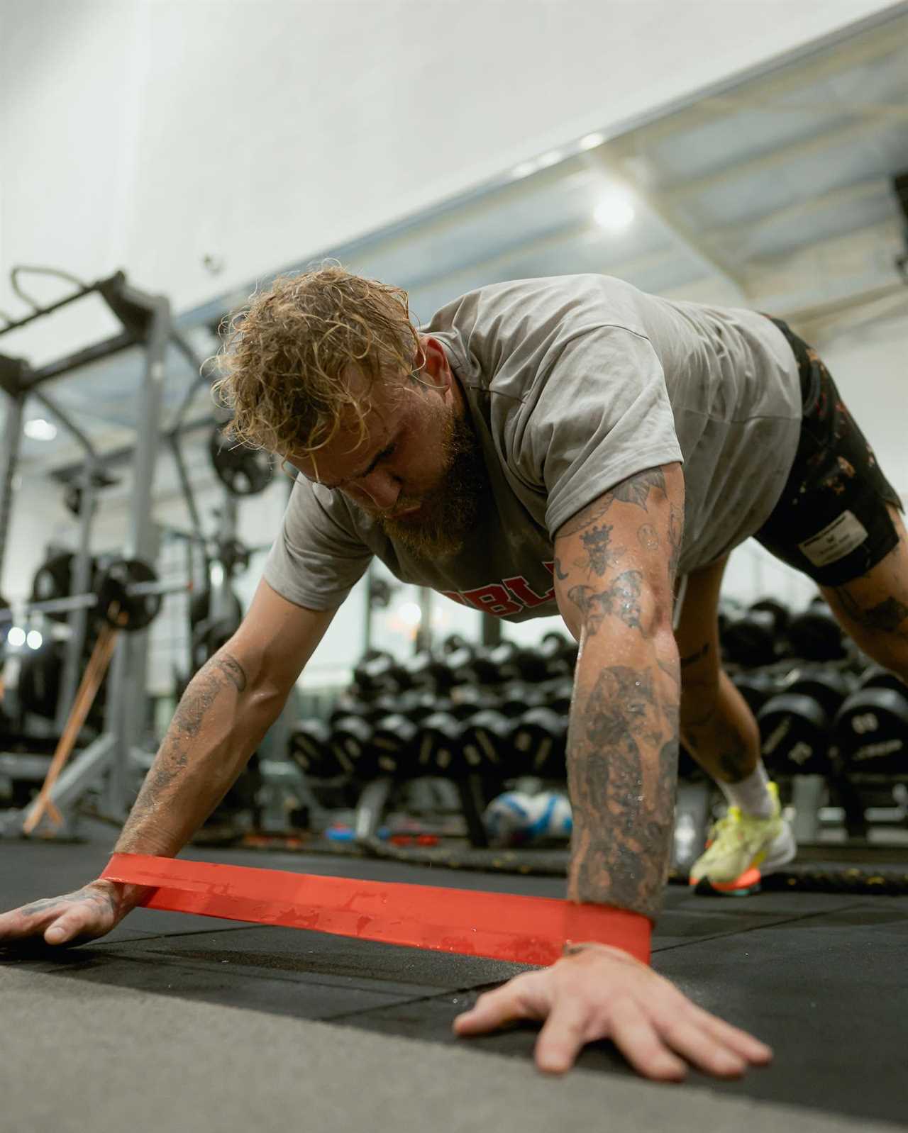 Jake Paul releases training photos ahead of the fight and lists TWELVE reasons why he will defeat Tommy Fury