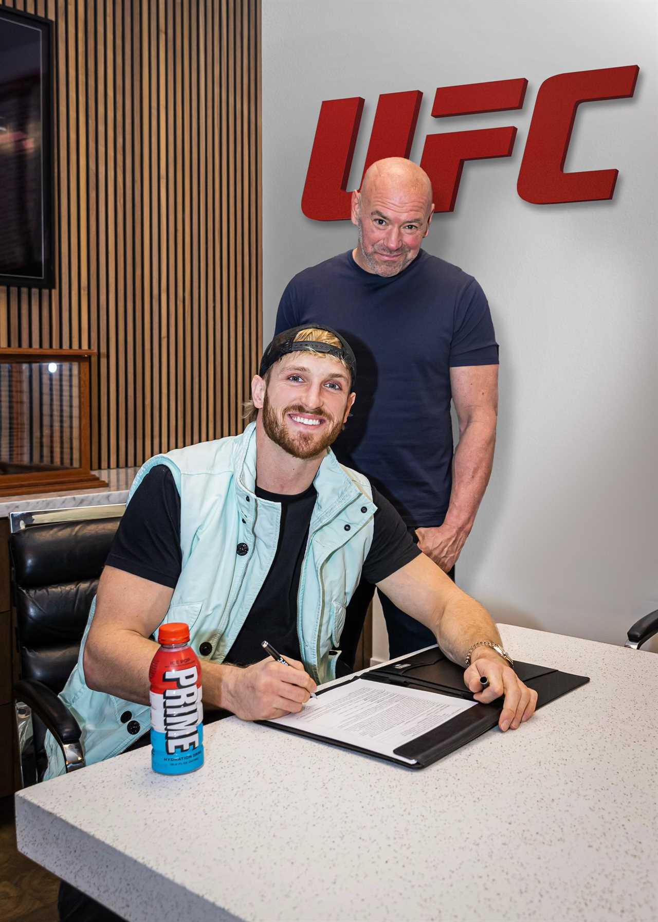 Logan Paul is branded the 'worst bro ever' after he signs a massive Prime sponsorship deal to Jake's rival Dana White