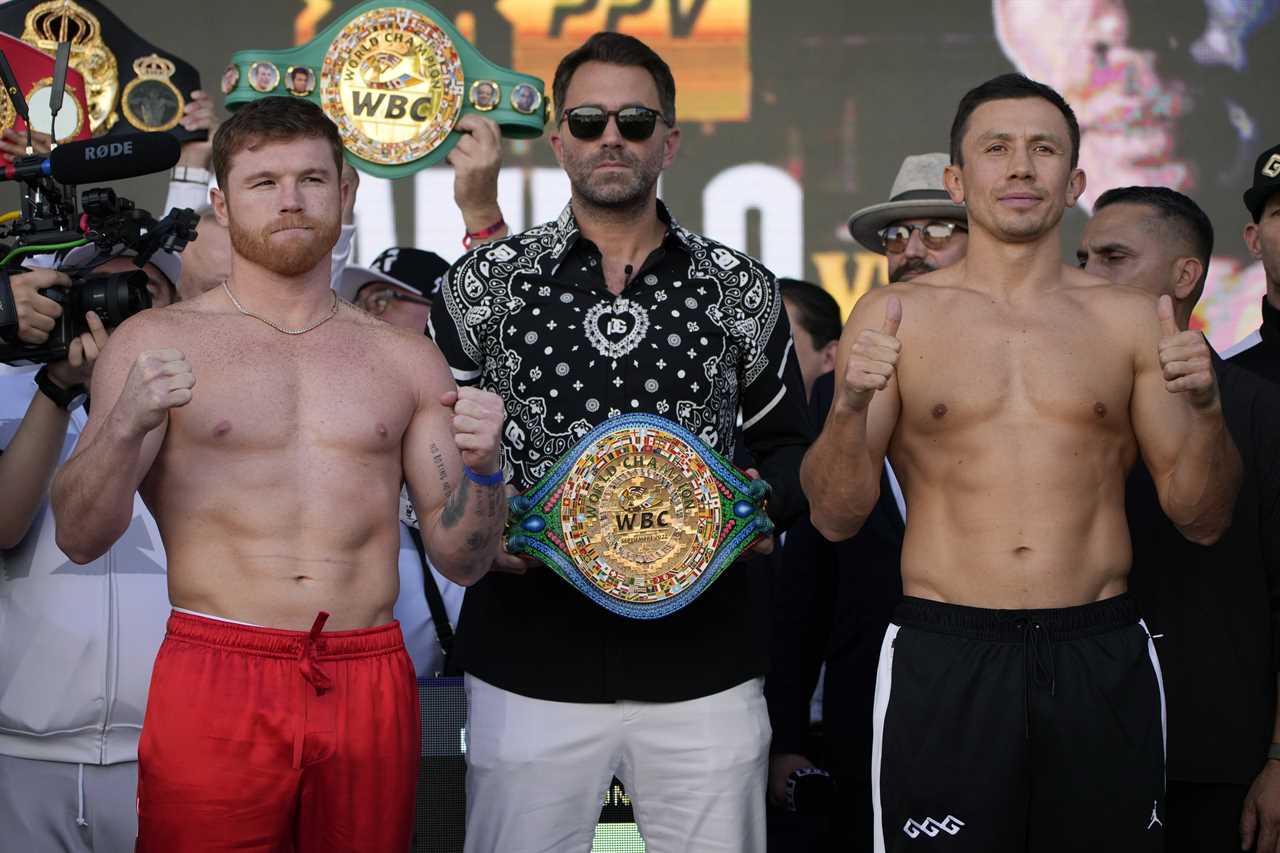 Canelo Alvarez will fight Oleksandr Usyk, heavyweight champion, despite a FOUR STONE difference in weight