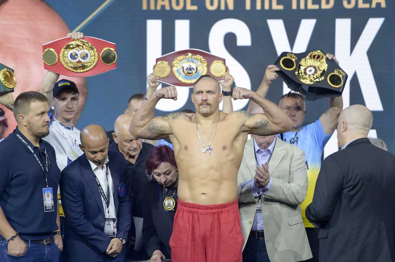 Canelo Alvarez will fight Oleksandr Usyk, heavyweight champion, despite a FOUR STONE difference in weight