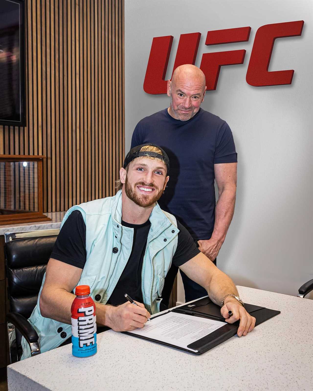 Dana White accidentally revealed the UFC deal between Prime and Logan Paul THREE WEEKS back in sponsorship gaffe