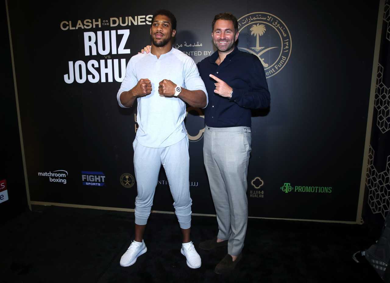 Eddie Hearn: Anthony Joshua talks to Eddie Hearn about the shock Francis Ngannou fight.