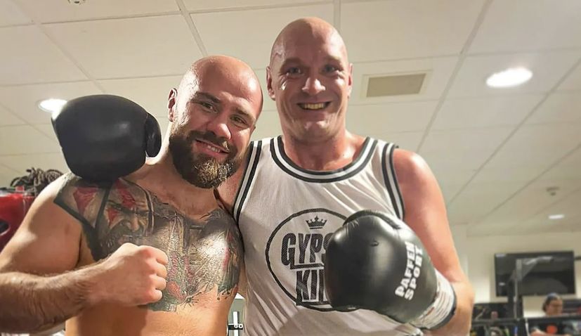 Tyson Fury backs the'smallest heavyweight alive to be world champion after intense sparring sessions