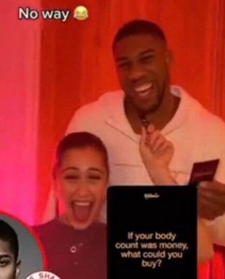 When asked how he would spend the money, Anthony Joshua, a cheeky comedian, joked that he would buy more h**s.