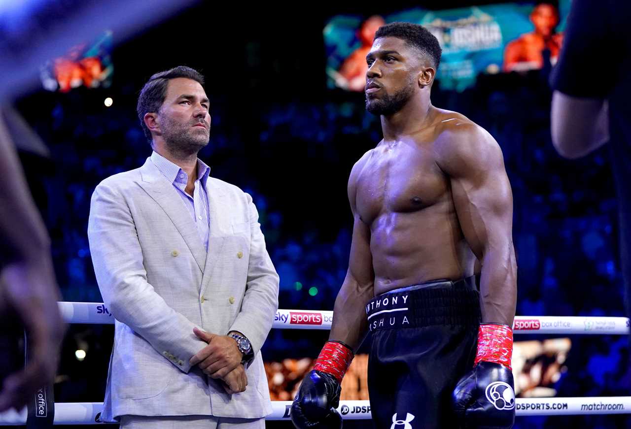 Eddie Hearn promises Anthony Joshua that he will make a statement in a do-or-die fight with Jermaine Benjamin