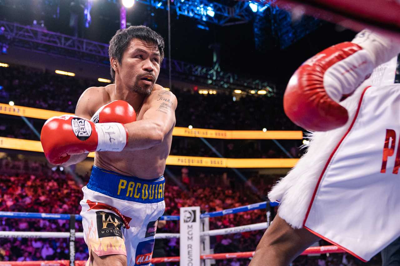 Manny Pacquiao (44), in line to fight Conor Benn, as Eddie Hearn, promoter, reveals talks between boxing legends
