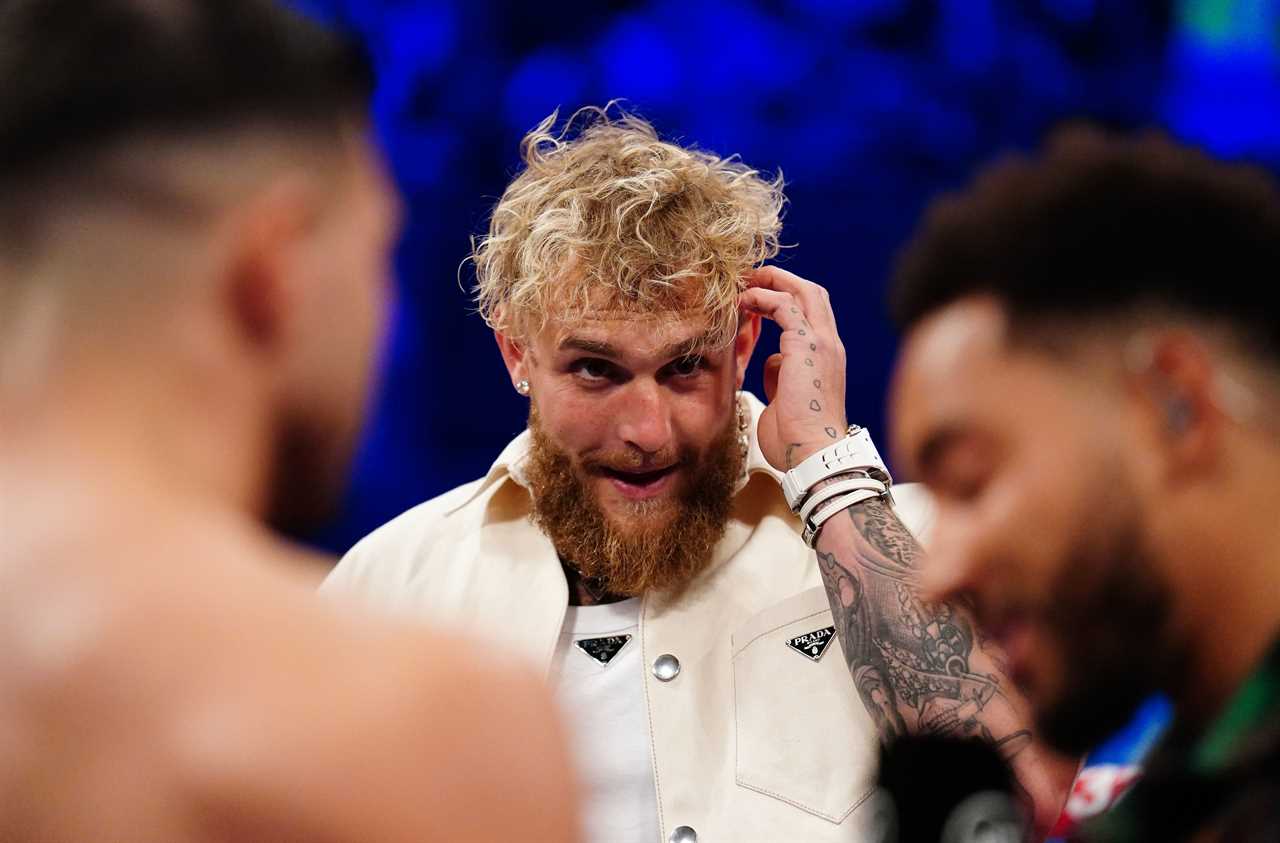 Jake Paul and Tommy Fury get into a row after Jake Paul accuses Tommy Fury of being 'SCARED to attend the Saudi Arabia press conference