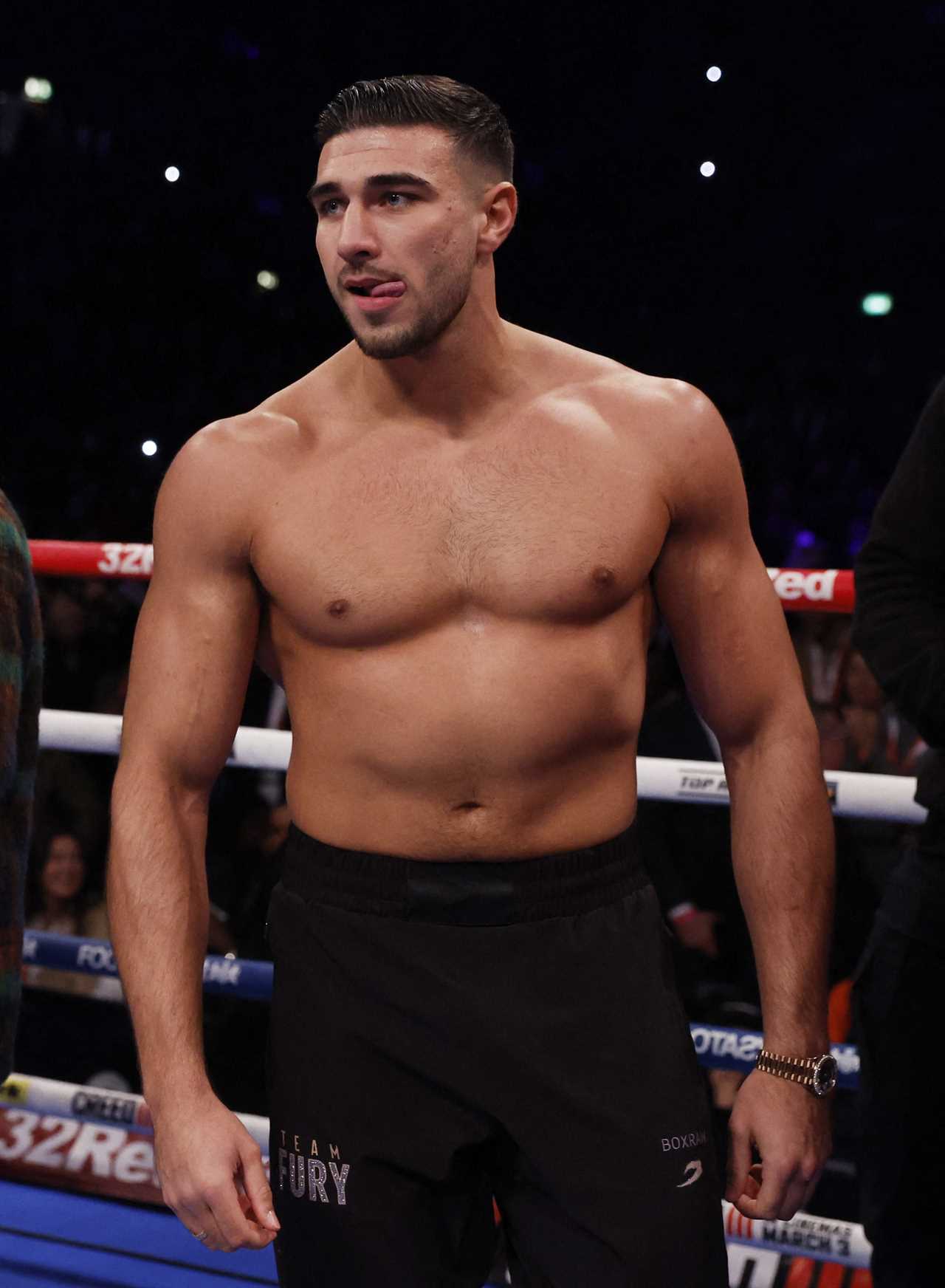Jake Paul and Tommy Fury get into a row after Jake Paul accuses Tommy Fury of being 'SCARED to attend the Saudi Arabia press conference