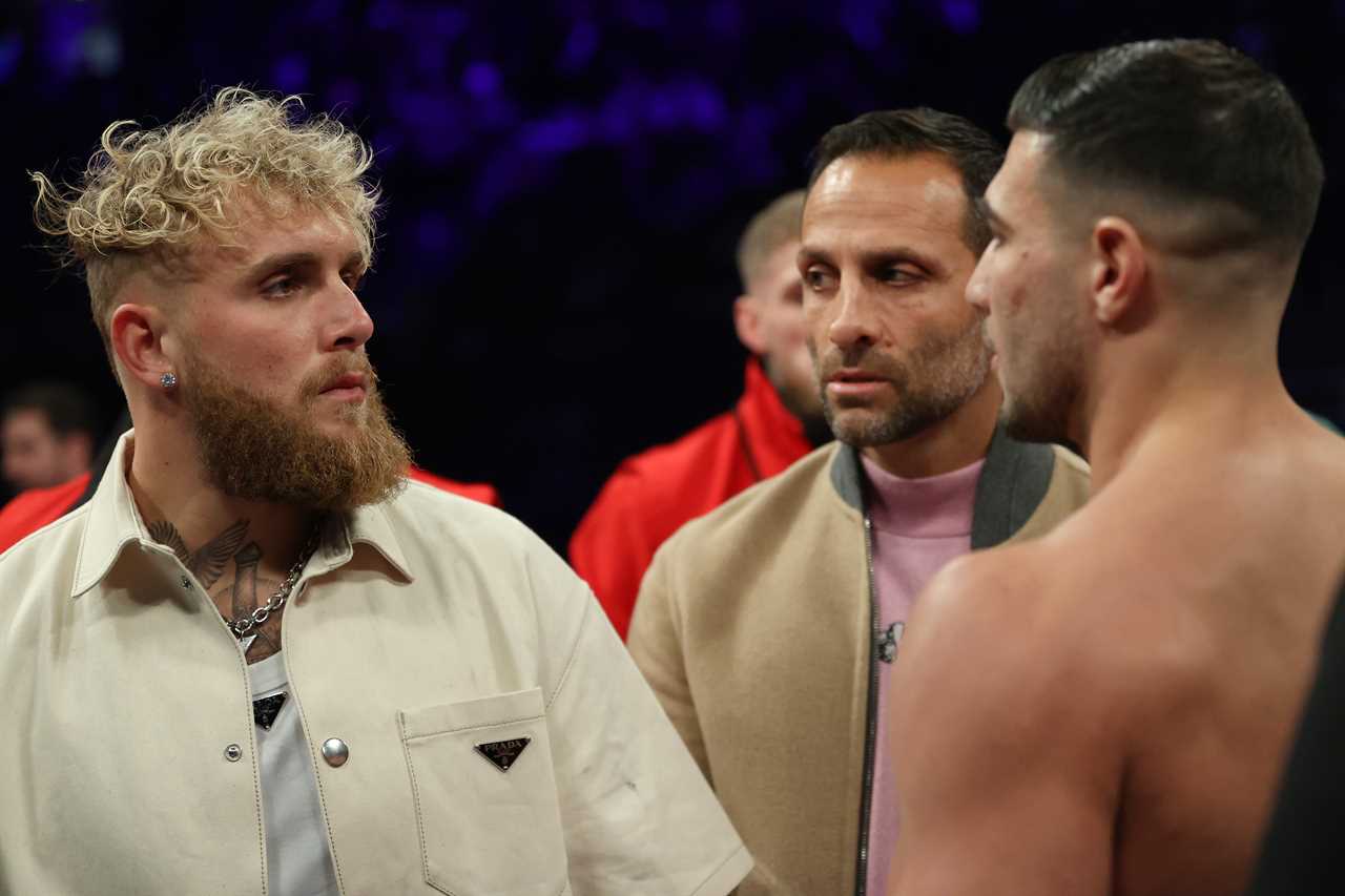 Jake Paul and Tommy Fury get into a row after Jake Paul accuses Tommy Fury of being 'SCARED to attend the Saudi Arabia press conference