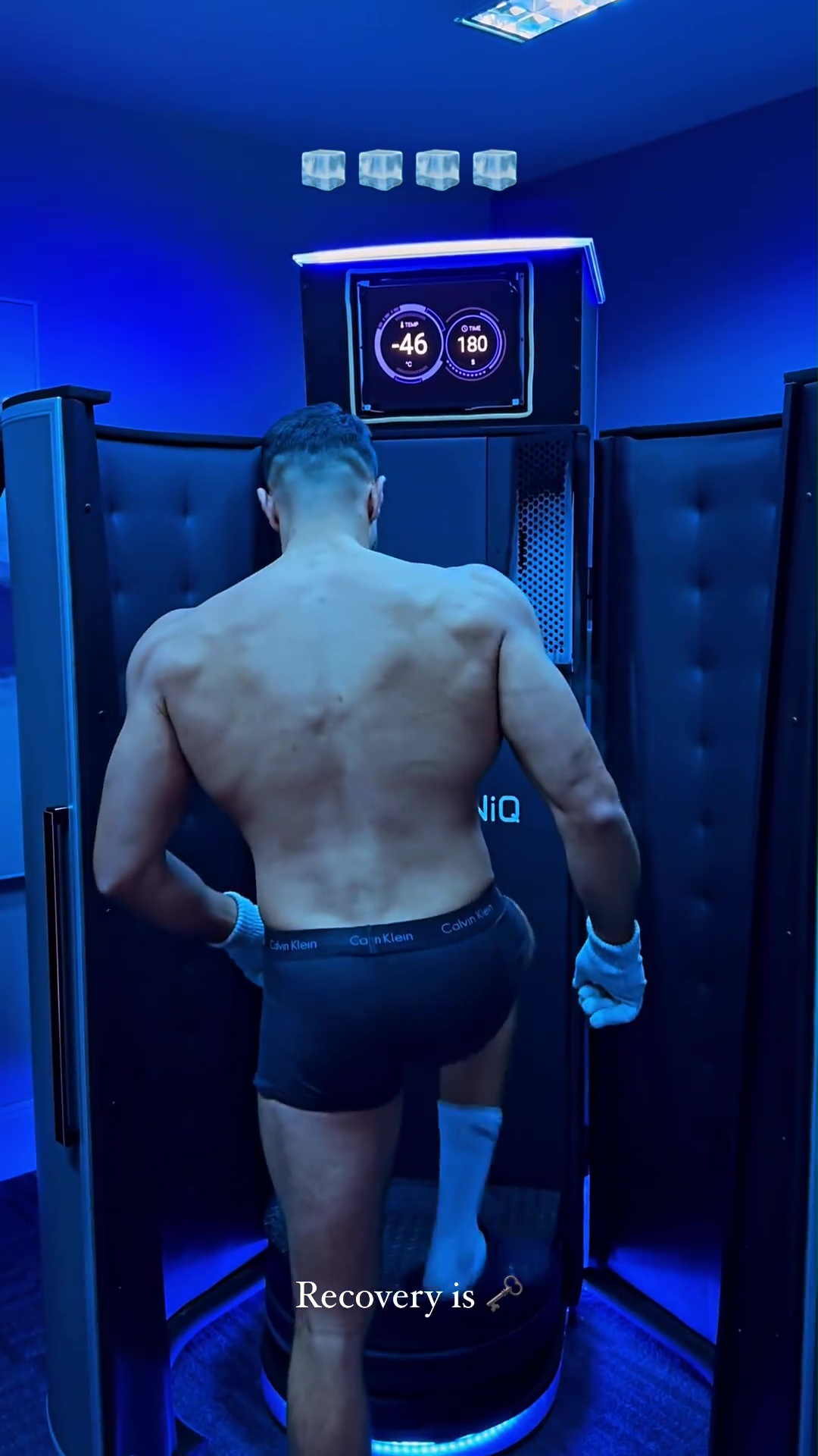 Tommy Fury is able to recover in a brutal cryotherapy chamber while preparing for his fight against Jake Paul