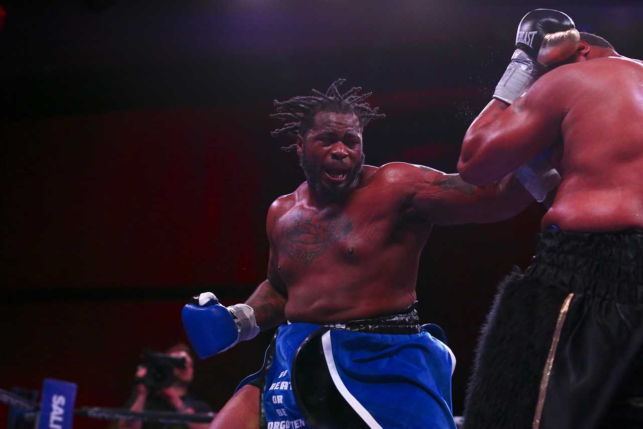 Anthony Joshua's next opponent, Jermaine Franklin. He used to make insulation wool. He lived with his grandmother.