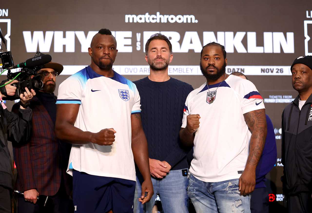 Anthony Joshua's next opponent, Jermaine Franklin. He used to make insulation wool. He lived with his grandmother.