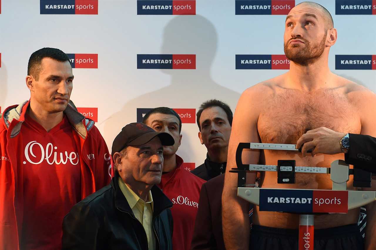 Wladimir Klitschko tried five different ways to cheat Tyson Fury before Tyson Fury fight, including stilts, dodgy scales and foam rings