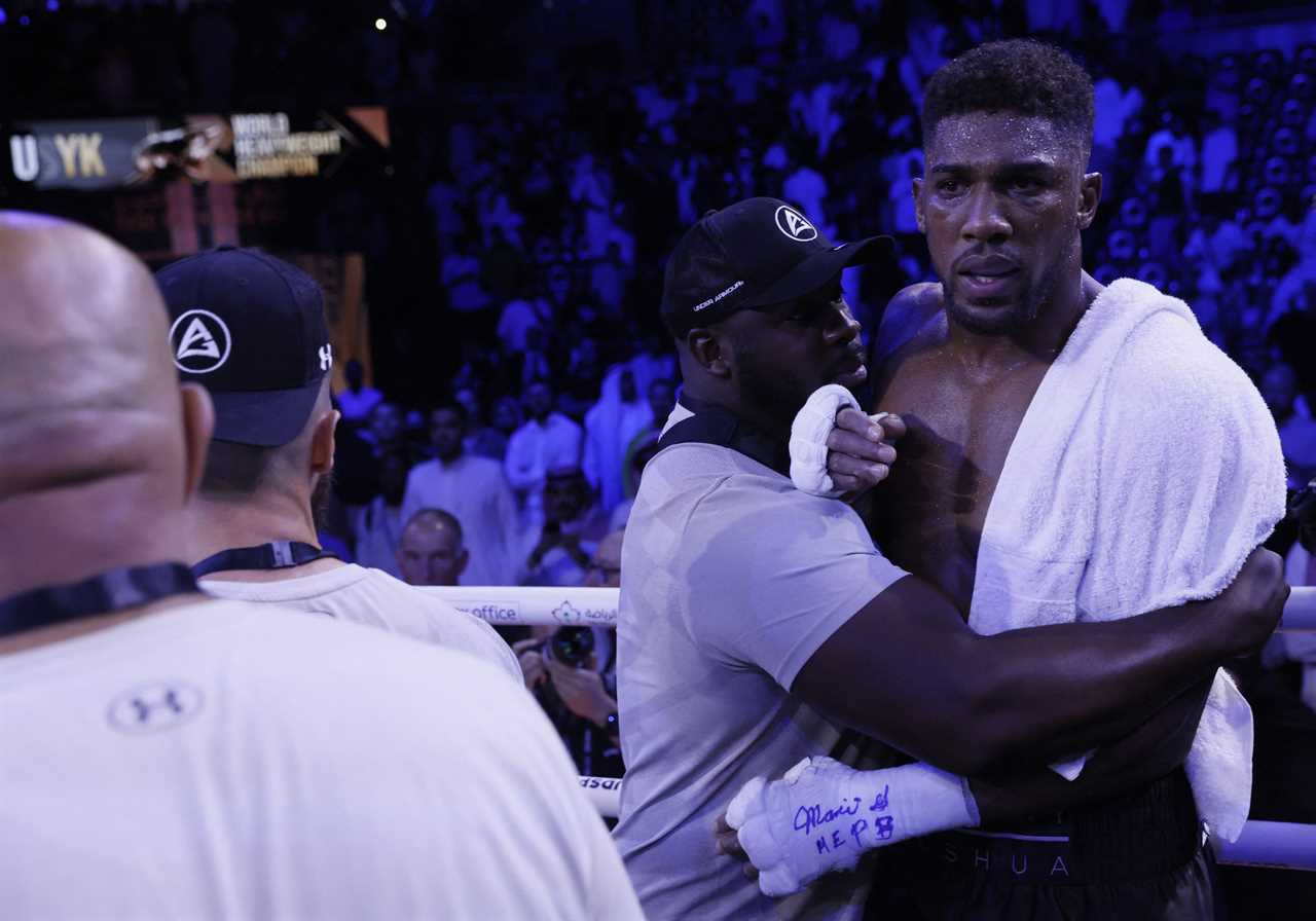 Anthony Joshua reveals why Usyk's call of him strong sent him into postfight rage that saw his belts thrown out of the ring.
