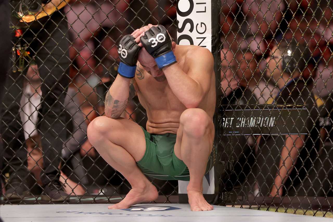 Alexander Volkanovski is severely injured above the eye after a heartbreaking UFC 284 loss against Islam Makhachev