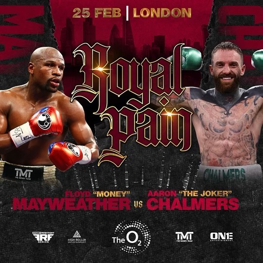 Floyd Mayweather vs Aaron Chalmers - Date, UK Start Time, Live Stream, TV Channel for the huge London Exhibition bout
