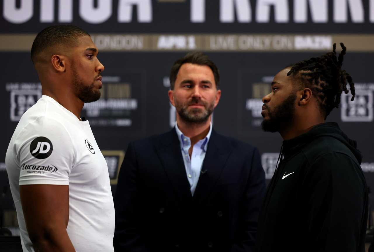 Anthony Joshua, 33 years old, suggests he will retire after Oleksandr Usyk losses. Brit prepares to fight Jermaine Franklin