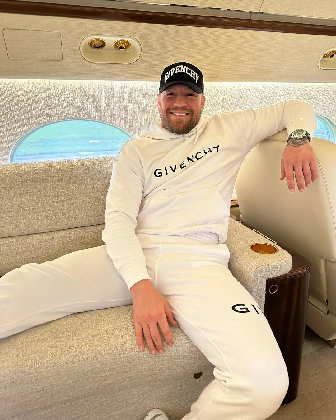 Conor McGregor's sweet family snaps as he flew to Las Vegas to coach UFC fighters