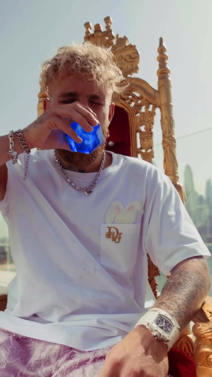 Jake Paul has VODKA tattooed on his arm by DJ Charlie Sloth, after a $250,000 bet. This is ahead of Tommy Fury fight