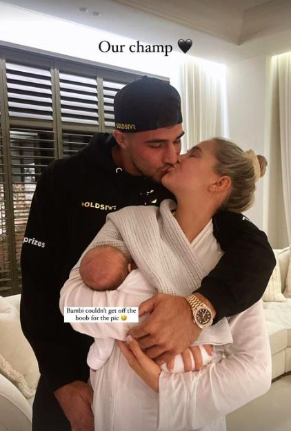 We will miss your dadda - Molly-Mae, baby Bambi and Jake Paul say goodbye to Tommy Fury before Jake Paul fights in Saudi Arabia