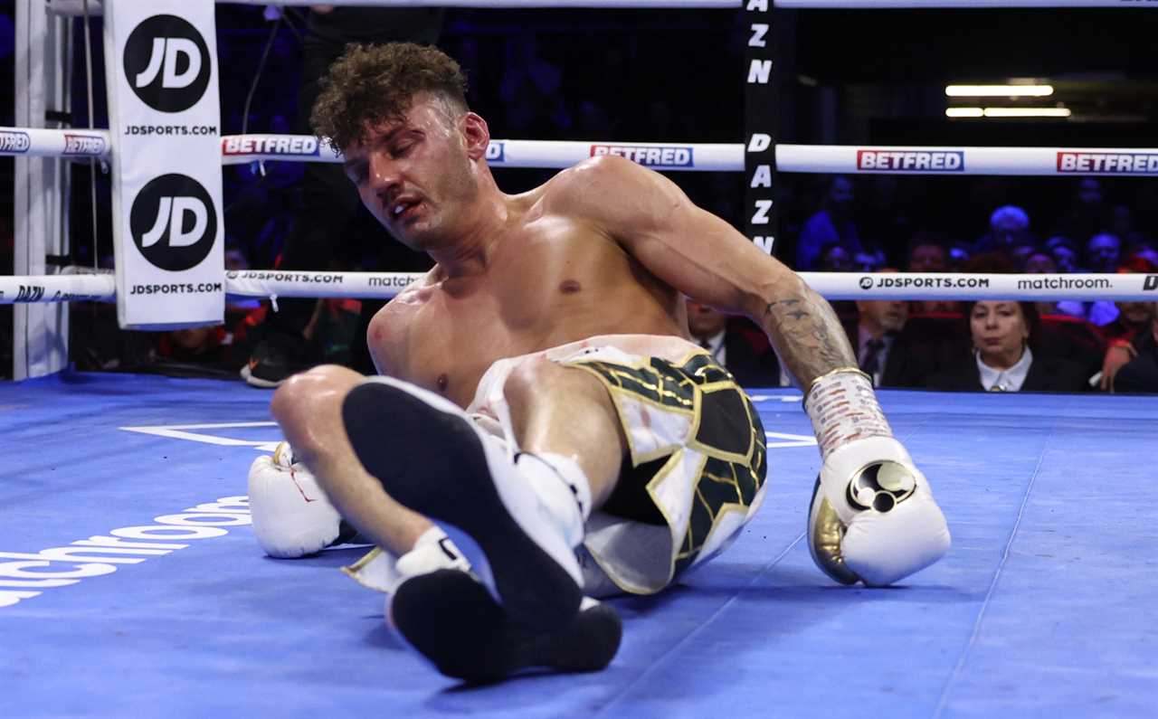 After being brutally KOed by Mauricio Lara, Leigh Wood's hopes of an all-Brit title clash vs Warrington are ruined.