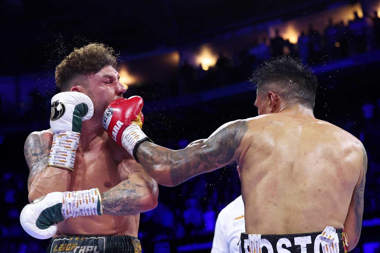 See Dalton Smith, British super-lightweight champion, grab his opponent before slamming him to the ground in ugly scenes