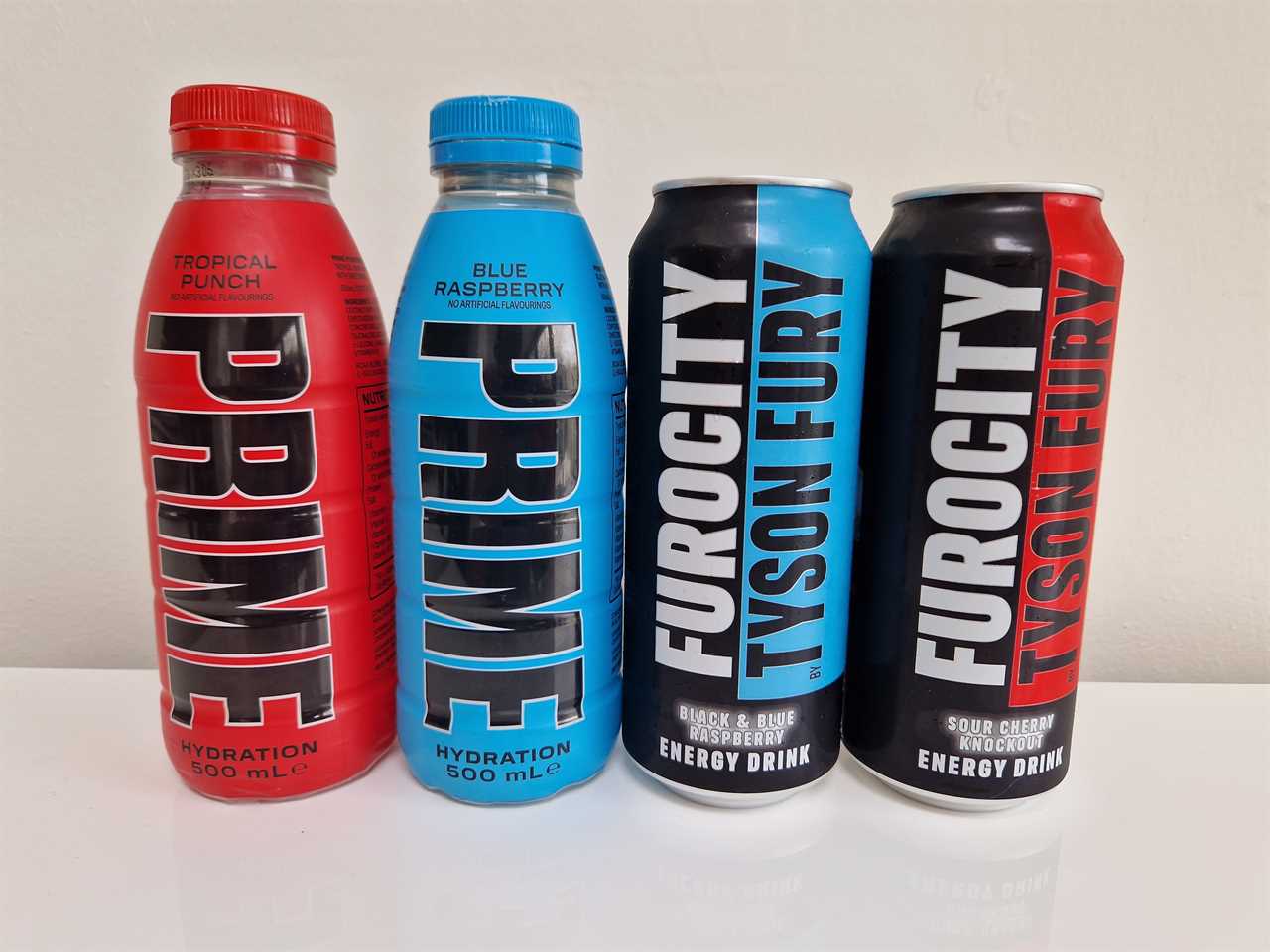 I tried Tyson Fury’s Furocity, KSI, and Logan Paul’s Prime energy drinks – this is what I thought
