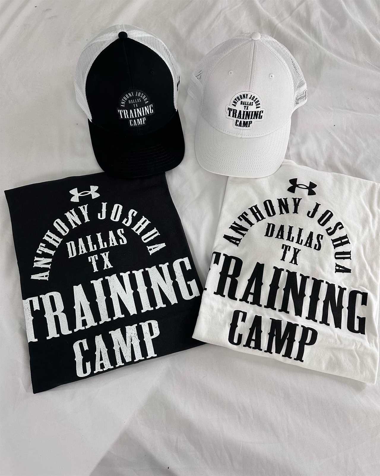 Anthony Joshua's Dallas training camp, which includes a brutal workout and a new gym, is for Jermaine Franklin.