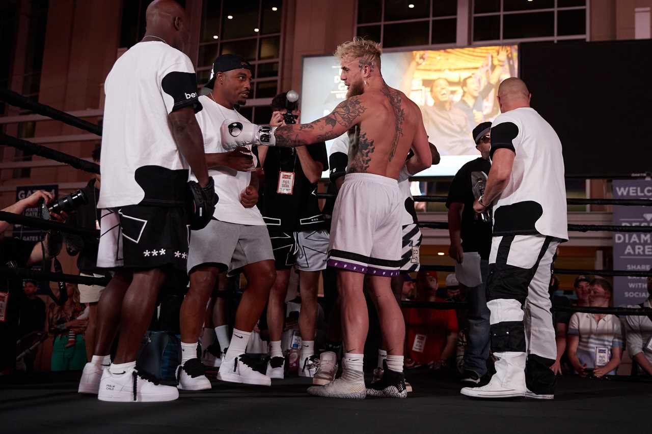 Jake Paul's inner circle, including Logan, a WWE star brother and celebrity parents.