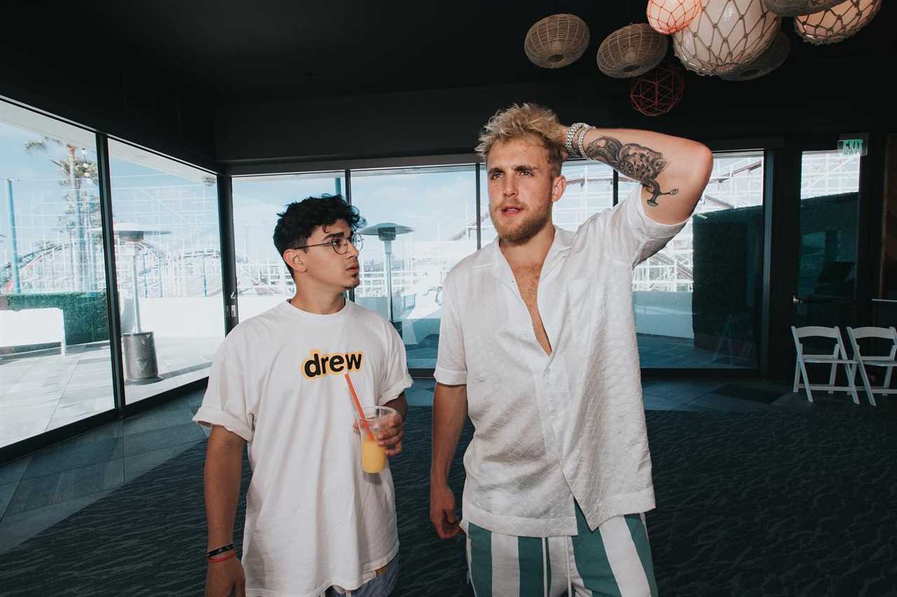Jake Paul's inner circle, including Logan, a WWE star brother and celebrity parents.