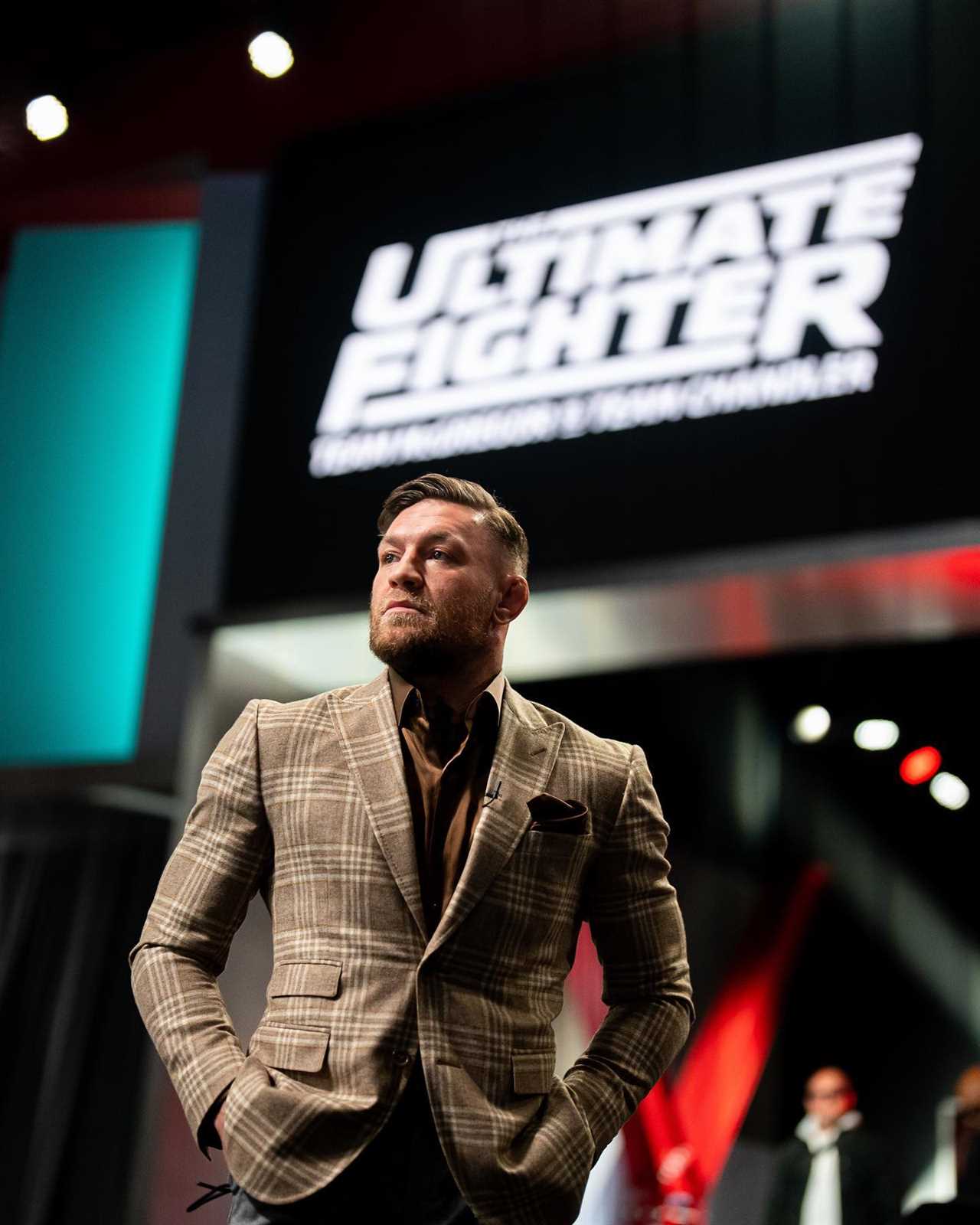 Conor McGregor's prediction for Michael Chandler's clash and the weight at which he will fight is: I'll slice through his