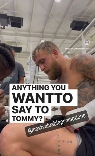 I will smash Jake Paul because he spoke about Molly-Mae. This fight is personal, Tommy Fury says.