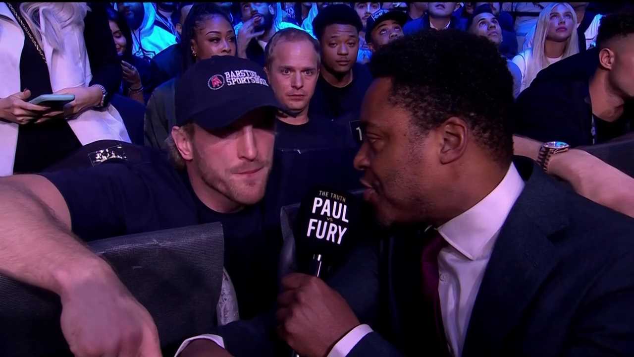 BT Sport apologizes after Logan Paul called Tommy Fury a b***h in an interview DURING a fight with his brother Jake