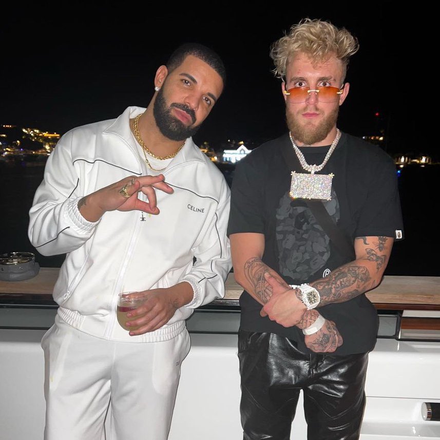 Jake Paul says Tommy Fury's defeat is due to the Drake curse. The rapper lost a staggering $400,000 in Saudi Arabia fights