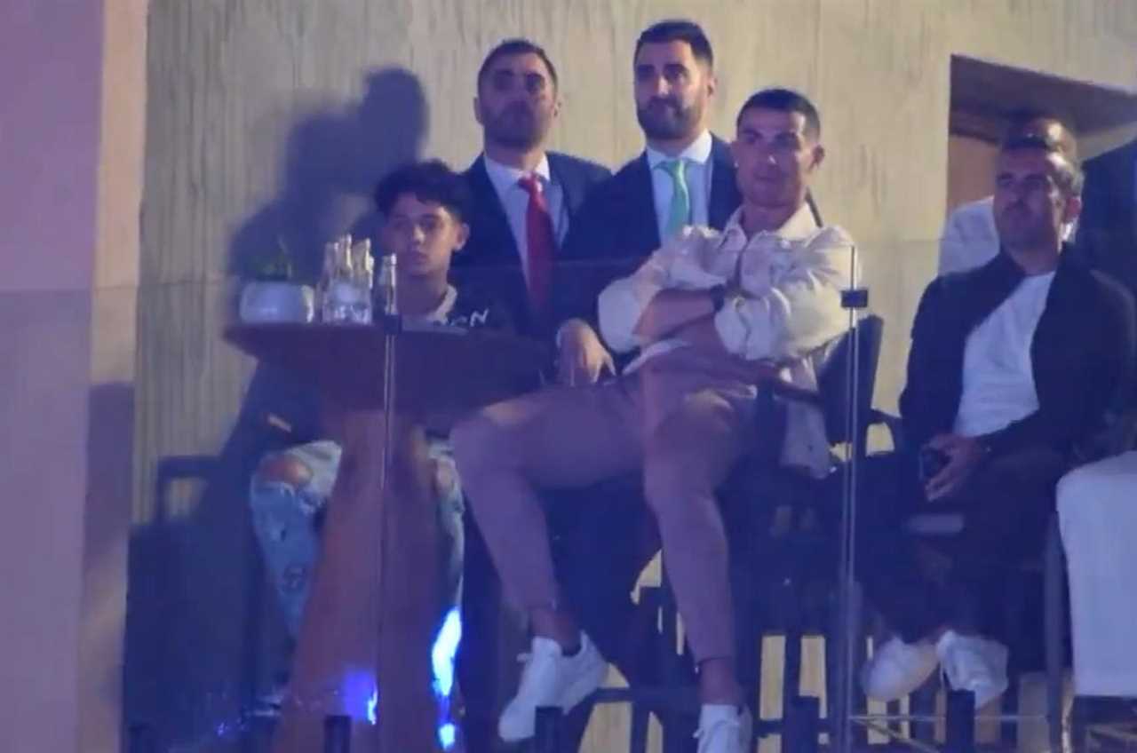 Fans are all saying the same thing. New footage captures Cristiano Ronaldo's reaction after Jake Paul's defeat by Tommy Fury.
