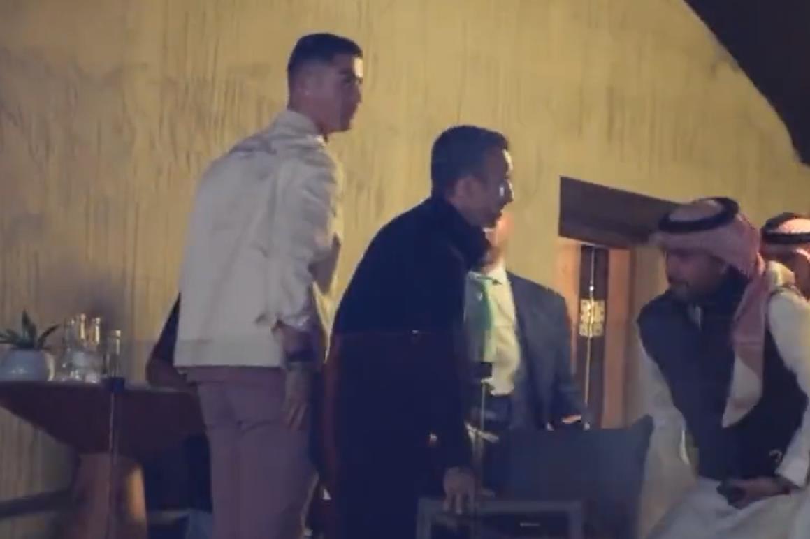 Fans are all saying the same thing. New footage captures Cristiano Ronaldo's reaction after Jake Paul's defeat by Tommy Fury.