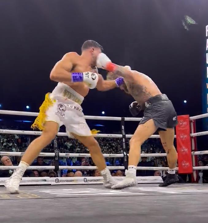 Fans were convinced Tommy Fury was knocked to the ground by Jake Paul. They did not lose their faith as new footage emerged.