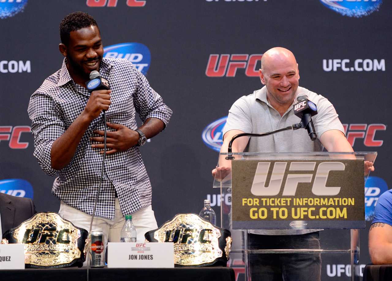 Dana White was still stunned that Jon Jones defeated so many legends, despite binging before UFC 285's return