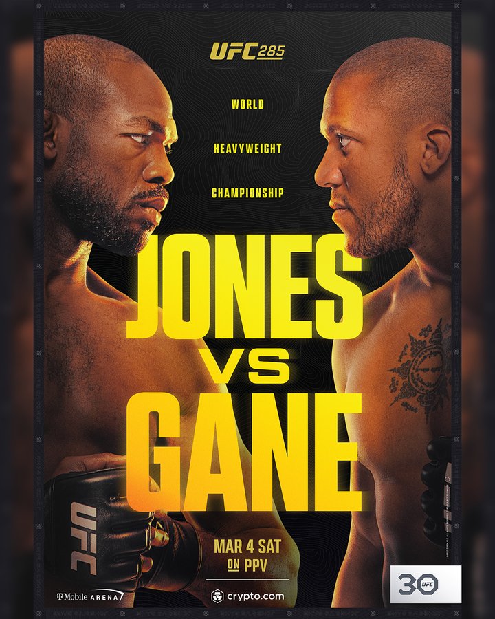 UFC 285 Face Offs: Watch Jon Jones & Ciryl Gane engage in a tense staredown before the title fight