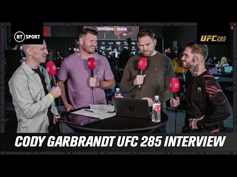 Cody Garbrandt will put on a show at UFC285 Weigh-in Show exclusive interview #UFC285