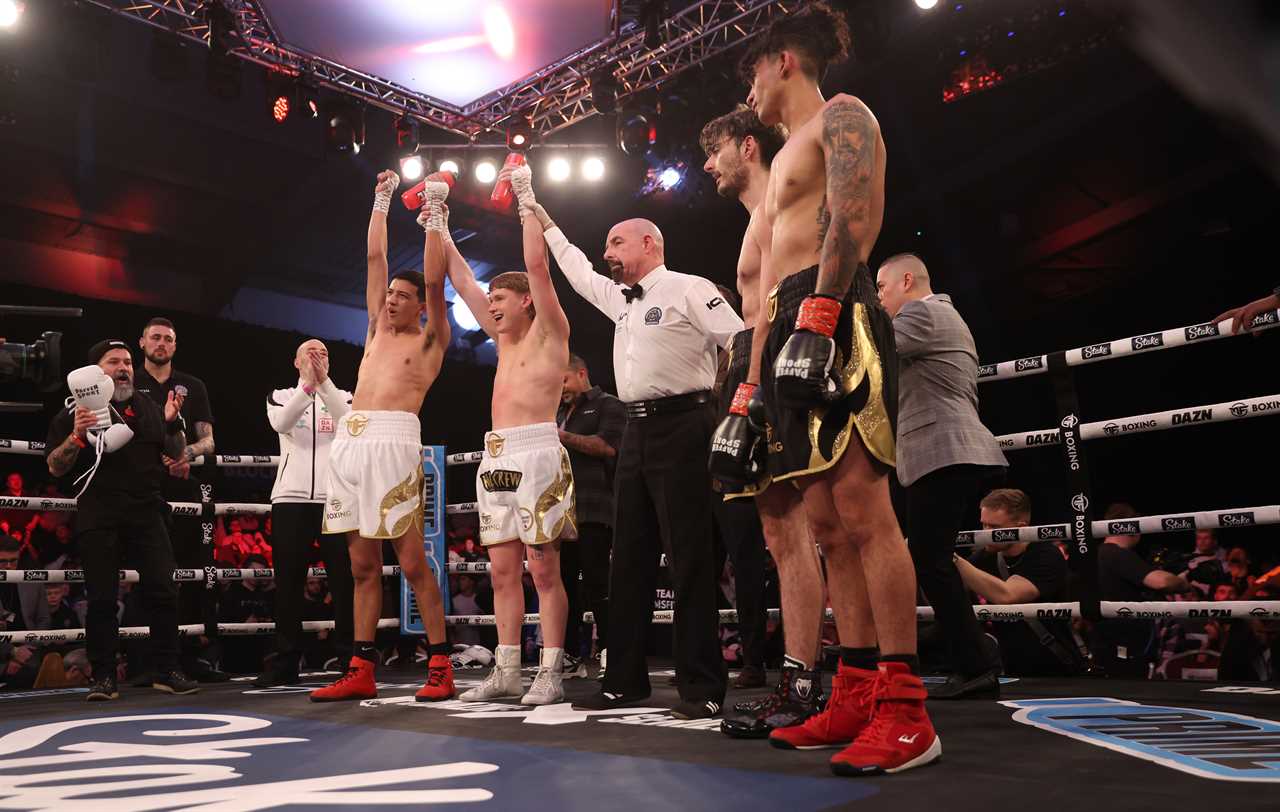 Misfits' first ever tag team boxing event is a huge success.
