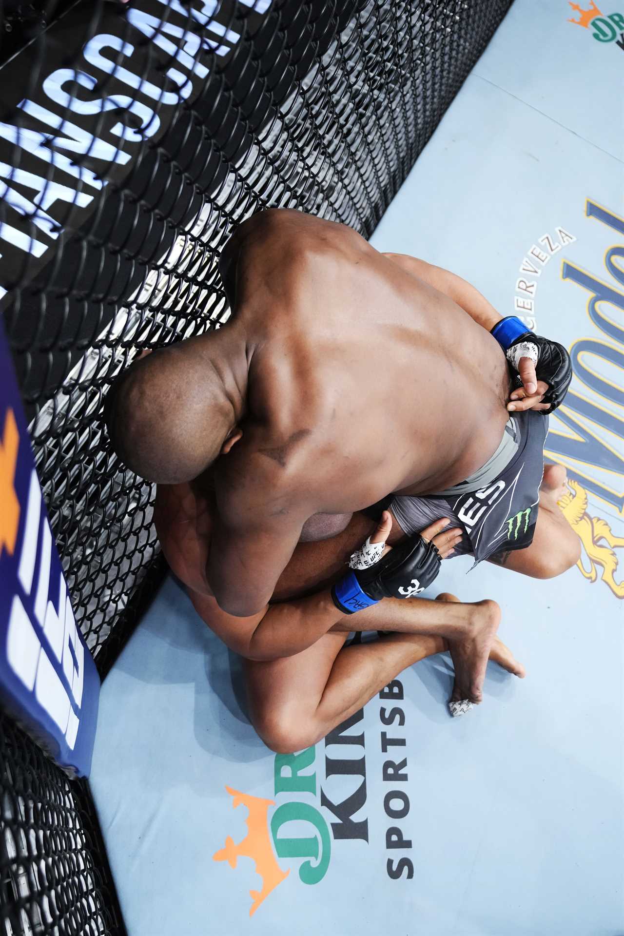 Watch Jon Jones incredibly CHOKE OUT Ciryl Gae in TWO MINUTES during UFC 285 to win the heavyweight title