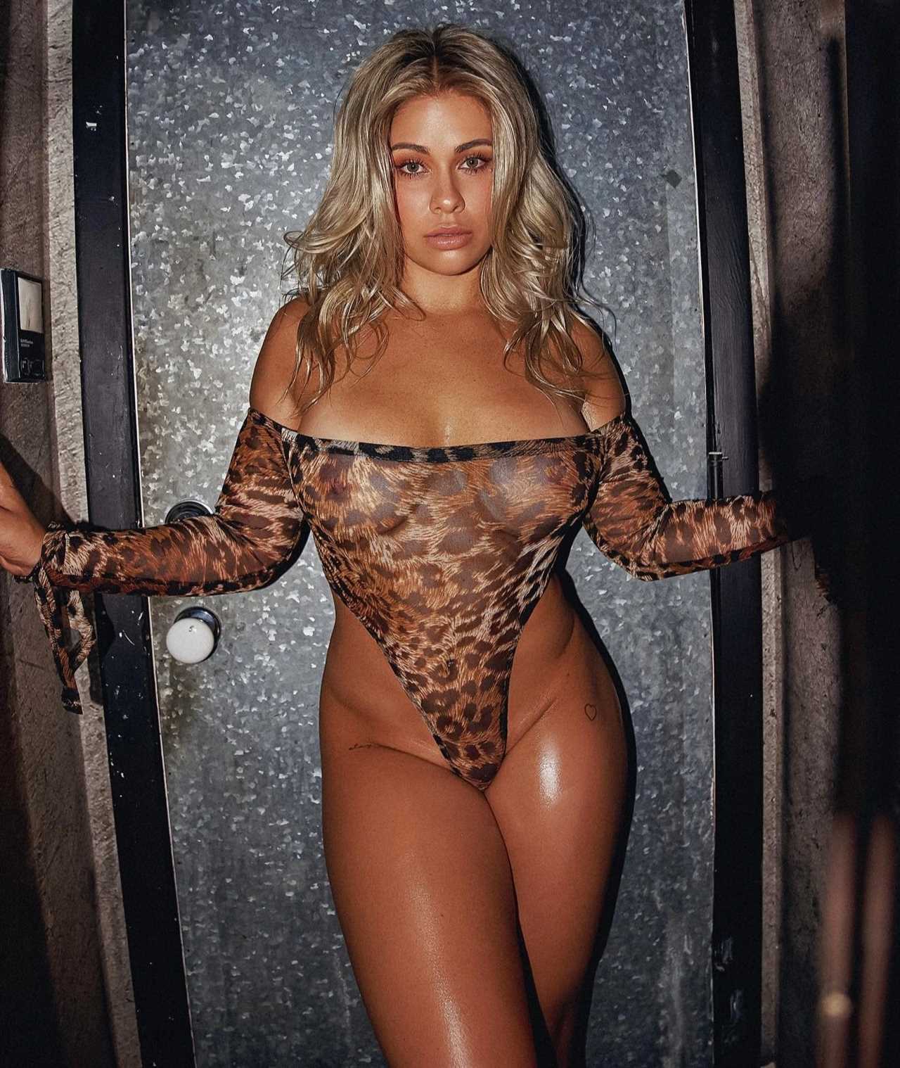 Paige VanZant, an ex-UFC star and OnlyFans star, stuns in a tiny bikini