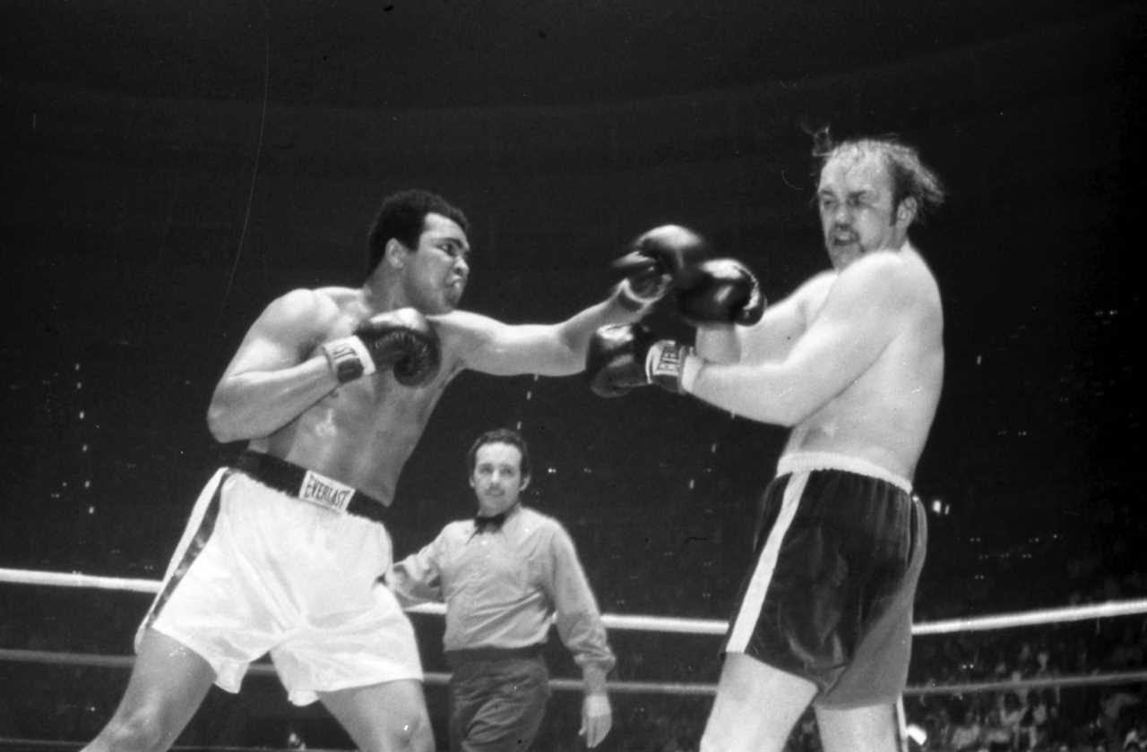 Muhammad Ali was knocked to the ground by me, and I fought a bear. He went to prison for drug possession, and I inspired the Rocky movies.